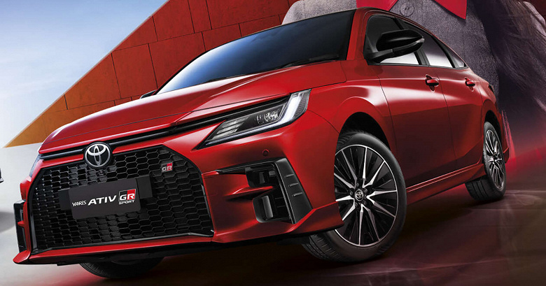 Дешевая Toyota Yaris Ativ стала гибридом и получила спортивную версию GR Sport